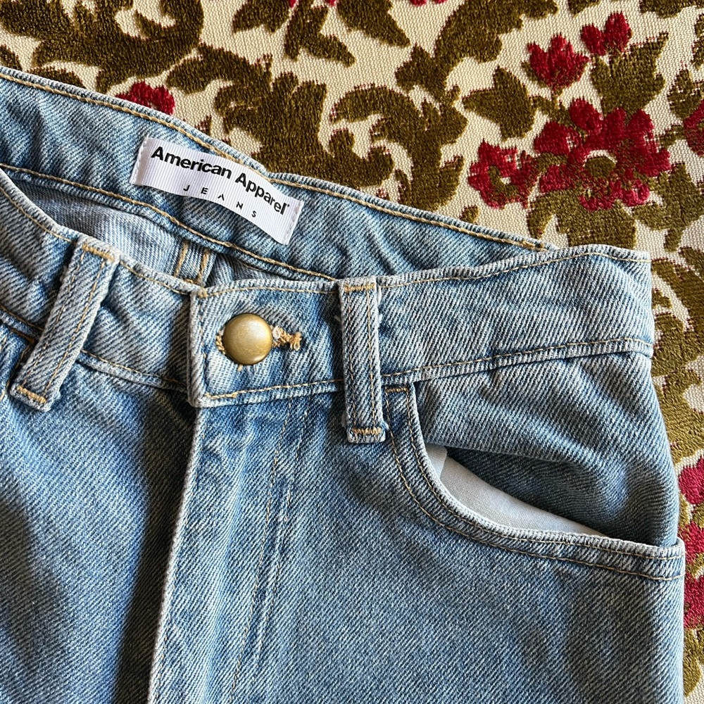 American Apparel High Rise Mom Jean
